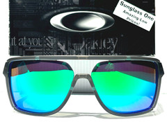 NEW Oakley CASTEL Matte Smoke Grey POLARIZED GALAXY Jade Lens Sunglass 9147