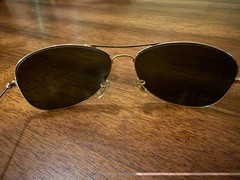Ray-Ban Cockpit Unisex Aviator Sunglasses, Gold & Brown – RB3362 001 59-14 GREAT