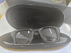 Ray-Ban rb4940 Wayfarer PUFFER Black Shine Grey 601/87 50/23 New In Box