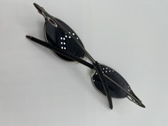 Vintage 90s Oakley E Wire Gen 1 Black Sunglasses Black Lenses Mens OS
