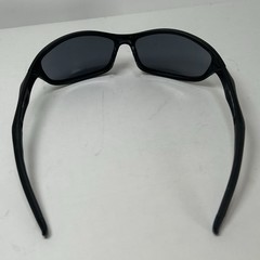RIVBOS Men’s Polarized Sunglasses Wrap Lightweight Sports Black Frame Black Lens