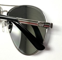 Gucci Aviator Sunglasses GG 1288SA 001 Shiny Gunmetal w/case – Alternative Fit