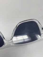 Oakley Breadbox Sunglasses OO9199-36 Polished Clear/Grey