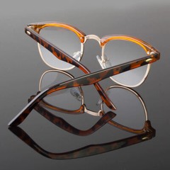 Interview Smart Clear Lens Glasses Fake Vintage Nerd Geek Retro Hipster UV 100%
