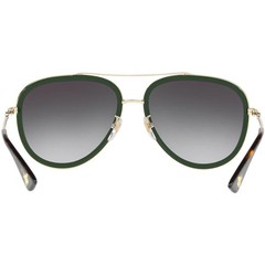 Gucci Men’s Sunglasses Gradient Grey Lens Metal and Acetate Frame GG0062S 003