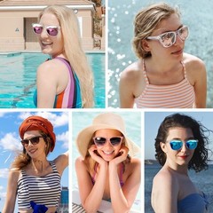 Polarized Sunglasses for Men Women Retro Vintage Classic Designer Style