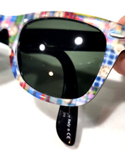 Ray Ban RB2140 1135 Special Series 10 Colorful Plaid Wayfarer Sunglasses 50-22