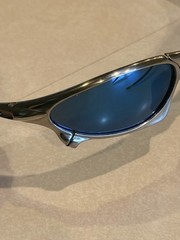 Rare Vintage OEM Oakley X Metal Penny Polished Black Iridium Lenses SKU G2U