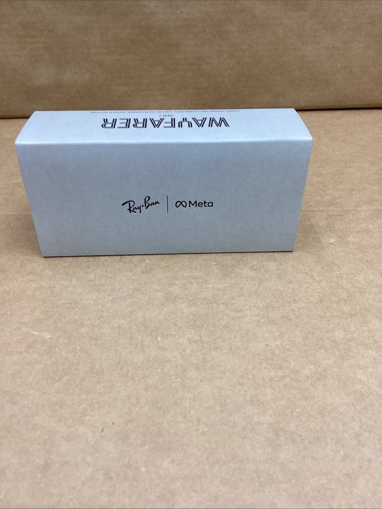 Ray-Ban Meta Wayfarer Gen 2 Polarized Gradient Graphite Matte Black 155mm NIB