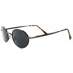 Classic Indie Retro Fashion Bronze Mens Womens Hip Vintage Round Oval Sunglasses