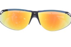 VINTAGE GARGOYLE LEGENDS SUNGLASSES BLACK MATTE MIRROR METAL MADE IN USA