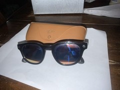 Ray-Ban Scriber optics matte Black polarized lenses Rose Mirrored Lenses