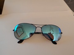 New Ray-Ban RB3362 Sunglasses 002/4O Brown Gradient, Blue mirror Backside AR