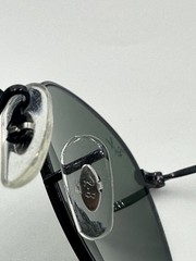 Ray-Ban Sunglasses RB3447 Round Metal Black Frame Green Classic Lens 50mm Unisex