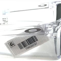 Oakley Sunglasses Sylas OO9448-2957 Polished Clear Frames w/ Prizm Black Lenses