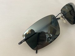 Maui Jim Sunglasses Eyewear Sun Protection 57-18-133 MJ715-06 Made in Japan Case