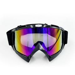 Motorcycle OTG Goggles Fit Over Glasses Padded Windproof Riding Adjustable Strap