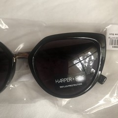 New Harper•Roe Black Sunglasses 55-20-145 NEW!!