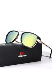 Tony Stark Sunglasses Man Woman Steampunk Sun Glasses Male Vintage Gradient Red