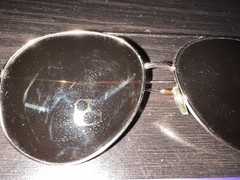 Aviator Sunglasses Unknown Brand Missing One Nose Pad, Good Shape Otherwise