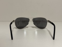 Revision Military Alphawing Aviator Sunglasses Silver Stainless Steel 59-13-125