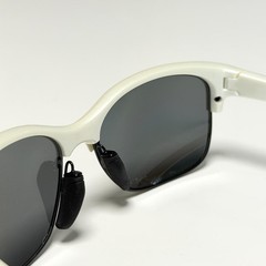 Oakley Sunglasses Pearl White Polarized Gray Lenses 53□16-145 RSVP Made In Italy