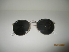 New RAY-BAN SUN RB3447 001/GOLD/0/G-15 50/21/145 with case and cleaning cloth
