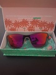 Goodr Glasses Limited Edition (Purple/Violet Lens, Grey Frames)