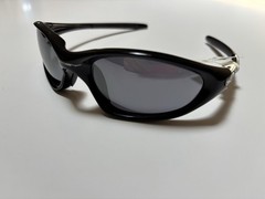 Deadstock Oakley Half Jacket Wrap Sunglasses Black Y2K