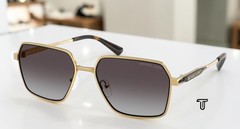 MICHAEL KORS MK1176 18963C Dana Point Gold Dark Grey Grad 57 mm Men’s Sunglasses