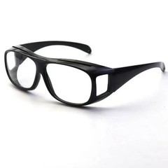 Night Vision Pro Driving Glasses Anti-Glare Polarized Wear Over Yellow Lens A