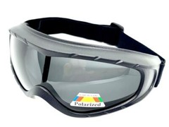 Men’s Large MOTORCYCLE Riding Padded GOGGLES Polarized Lens Protective Eyewear