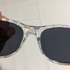Disney Parks Colorful Mickey Mouse Balloon Icons Clear Adult Sunglasses Rainbow