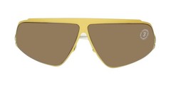 NEW MYKITA BERNHARD WILLHELM LUCIDUS SUNGLASSES GERMANY PILOT YELLOW 67-7-140