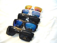 USA Sunglasses LOCS Men RIDING Hardcore AMERICAN FLAG Backyard Party -91190-USA