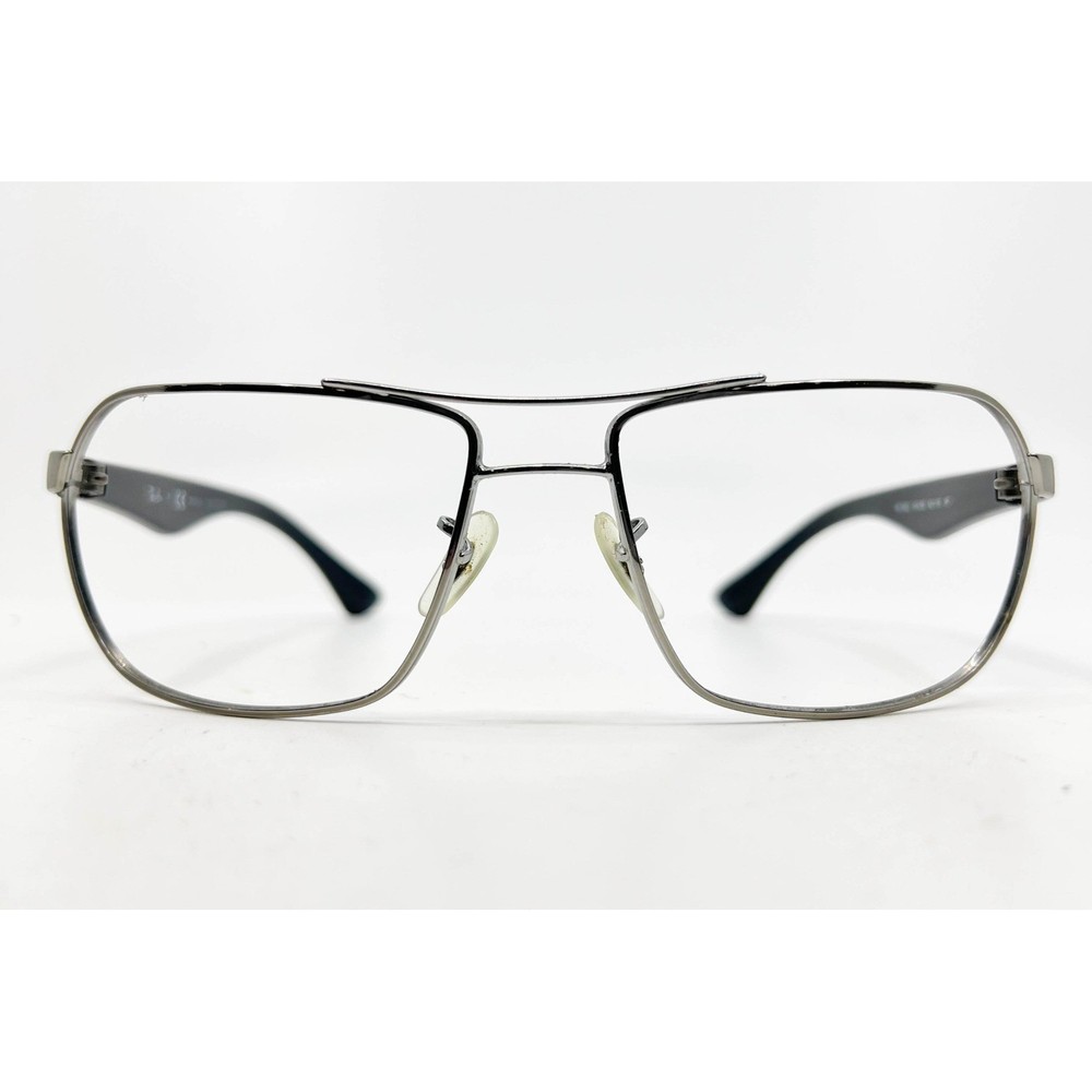 Ray-Ban RB 3492 004/58 Gunmetal Rectangular Sunglasses Frames Mens 62-16 3P