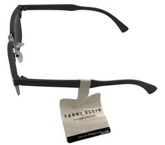 Perry Ellis Mens Sunglass Matte Grey Plastic Square, Solid Smoke Lens PE98 2