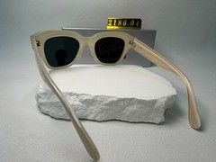 Ray-Ban RB2186 State Street Beige Frame Black Sunglasses