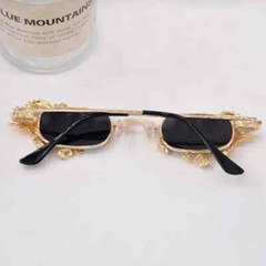 DRAGON Hip Hop Sunglasses Diamond Jewelry Frame Iced Out Moissanite Gold Color