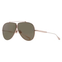 Valentino XVI G-15 Gold Flash Mirror Pilot Unisex Sunglasses VLS-100 B 64