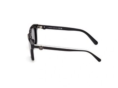 Moncler Gradd ML0262 01A Black Square Bold Plastic Sunglasses Frame 50-25-145
