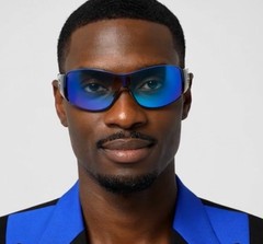 Men Square Sunglasses Mirrored Sport Driving Fishing Fashion Designer Hip Hop