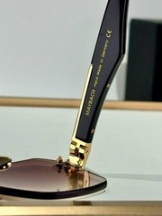 Maybach Rimless Luxury Sunglasses Gold Frame Brown Gradient Lenses Germany