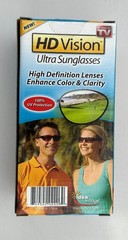 HD Vision Ultra Sunglasses – Unisex- Adult- Black