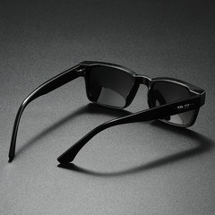 Quality Square Polarized Sunglasses Men Metal Core UV400 Unisex Sun Glasses