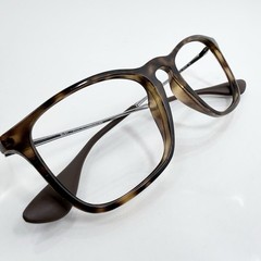Ray-Ban RB4187 Chris 856/13 54-18 Havana Brown Italy Eyeglasses Frame Only