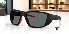 FERRARI SCUDERIA FZ6012U 504 81 Matte Black Grey Polarized 61 m Men’s Sunglasses
