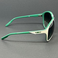 Nike sunglasses MDL 210 EV0720-133 White Pine Green Men’s 66mm Aviator Frame