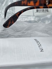 NEW With Tags Marcolin Eyewear Men’s Injected Oval Sunglasses Color Dark Havana