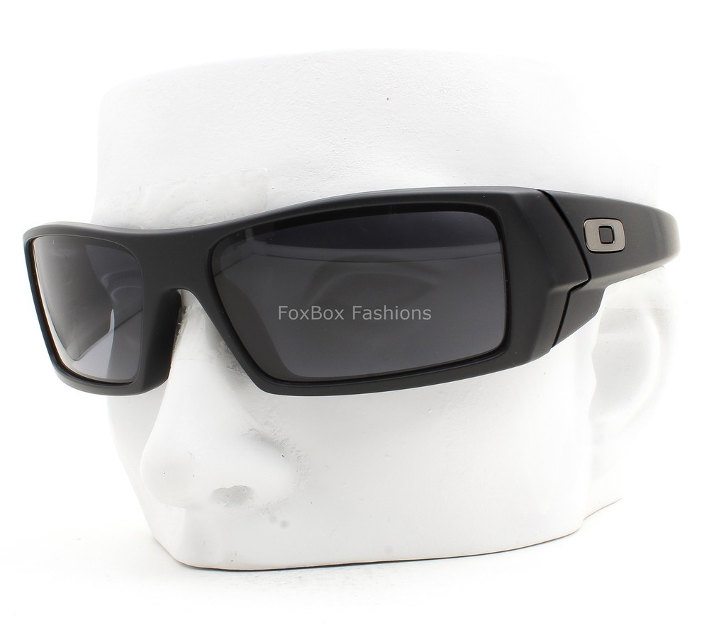 Oakley Gascan Sunglasses OO9014-03-473 Matte Black Gray Tinted with Pouch